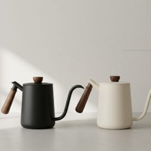 Wooden Handle Gooseneck kettle 2
